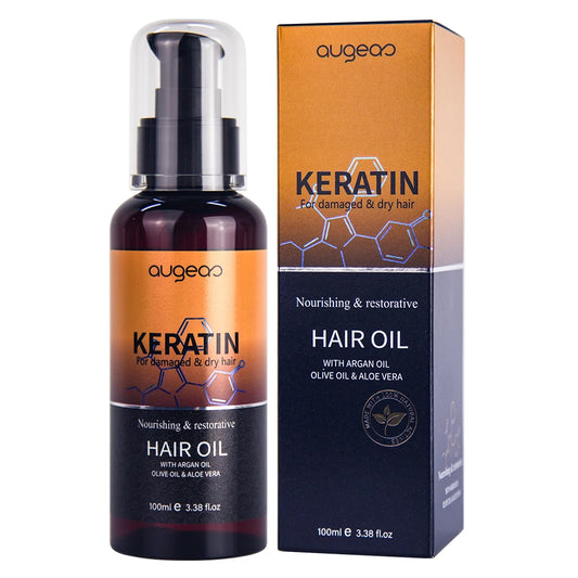 High Quality Argan Heat Protection Cruelty Free Collagen Deep Repairing Pure Keratin Hair Essential Oil